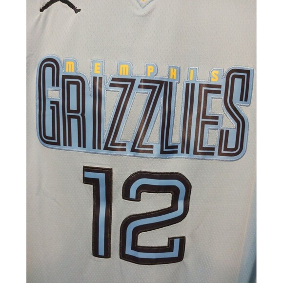 Ja Morant (Jordan)-(Grizzlies)-(Blue)-(Jersey)-(New Cond.)-(Stiched)-(XL)-$90.00 - Picture 9 of 13